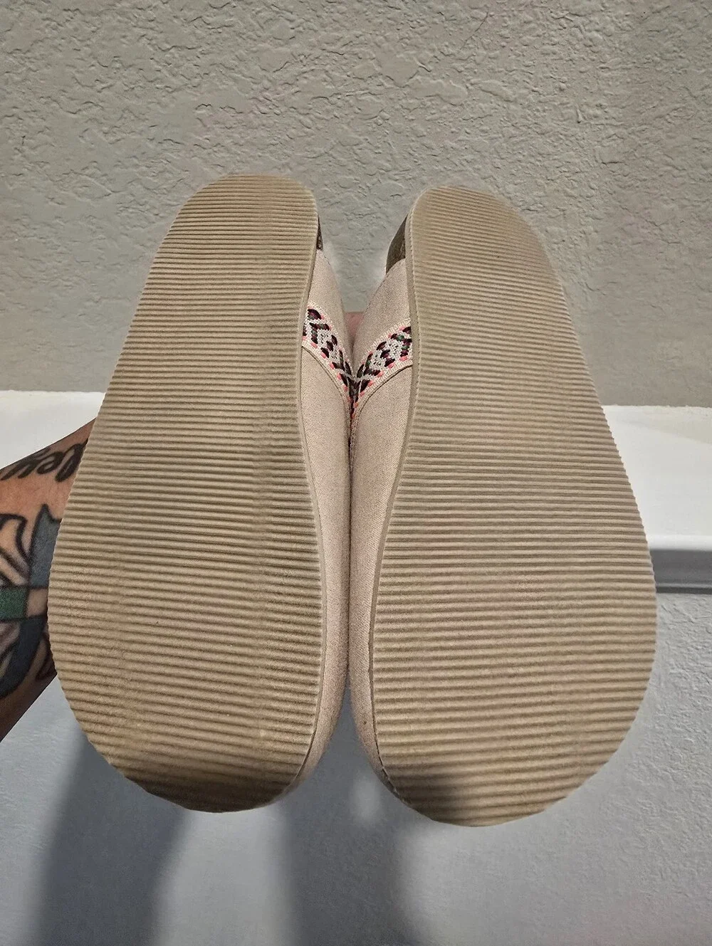 Kids Suede Slip-On Clogs in Light Pink with Decorative Strap